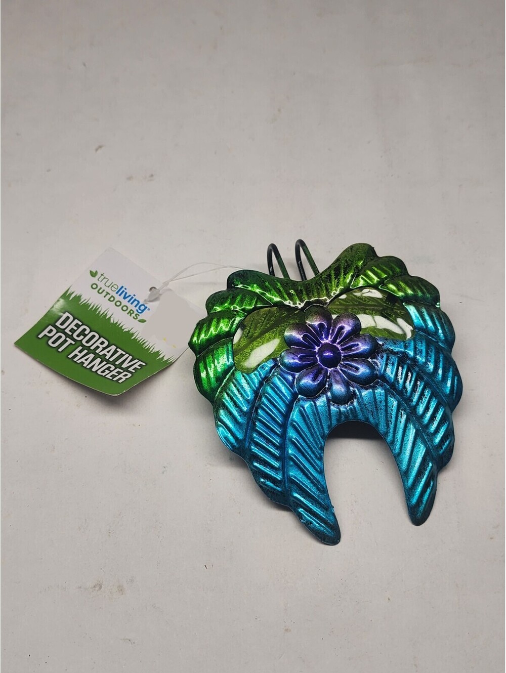 Potted Plant Pot Hanger Wings Flower Metal Decoration